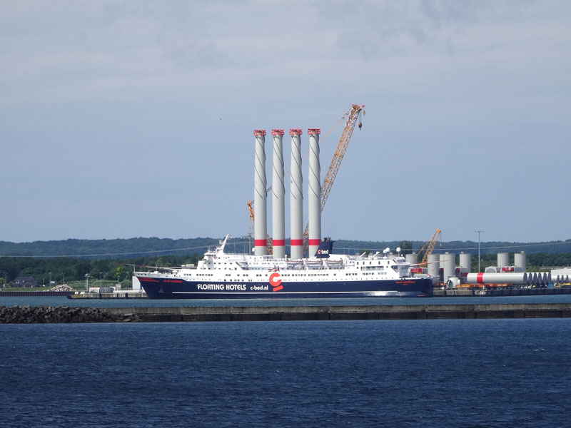 Terminal promowy Mukran Port w Sassnitz